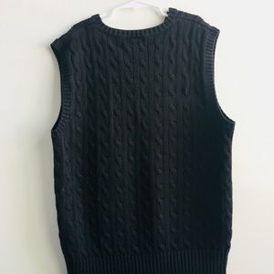 Polo Ralph Lauren Boys Black Sweater Vest L(14-16)